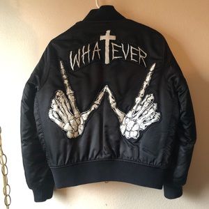 UNIF Whatever Bomber Jacket - Medium